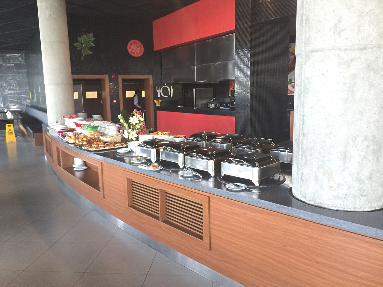 バイキングの朝食