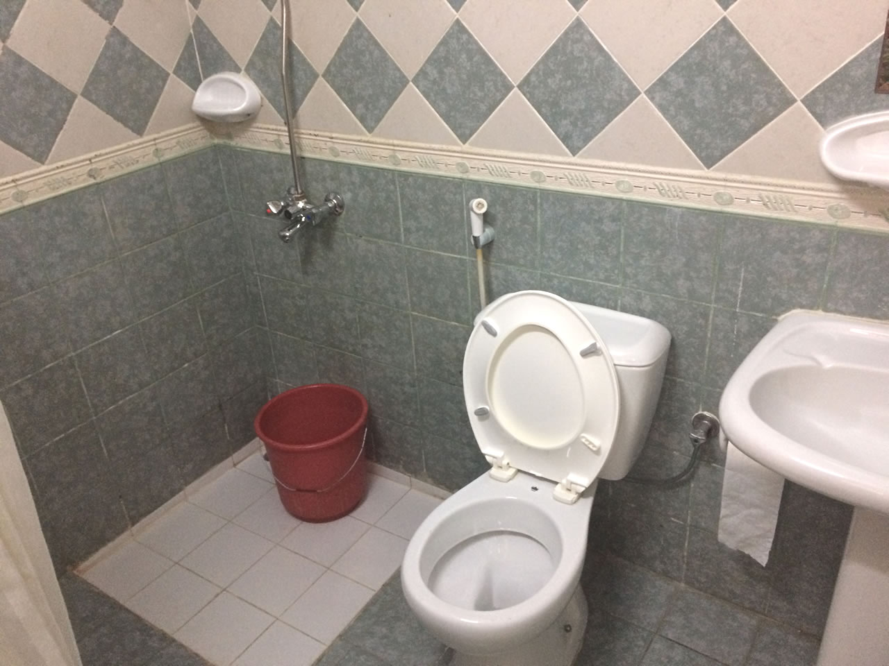 シャワーとトイレと洗面台