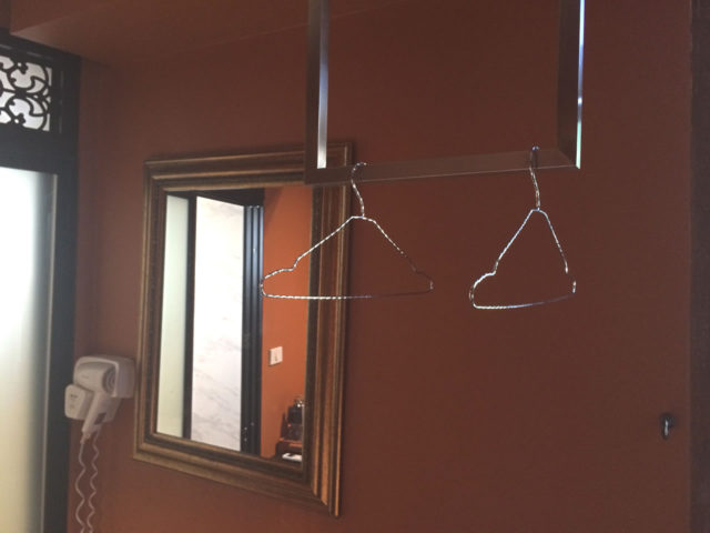 室内の様子 ハンガー