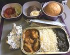 機内食のカレー