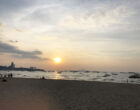 パタヤの夕日